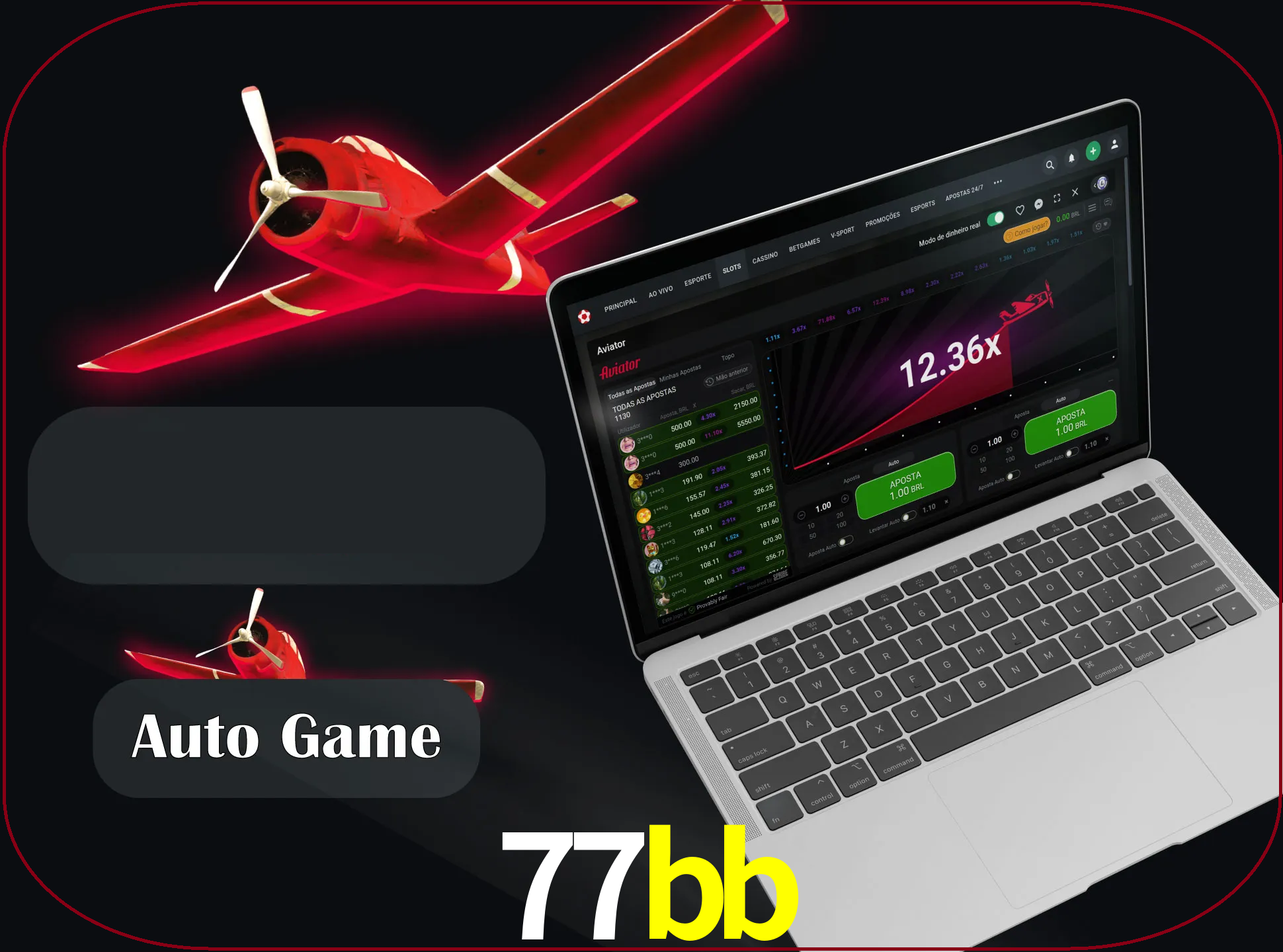 No modo automático, os jogos apostam e sacam seu dinheiro automaticamente.