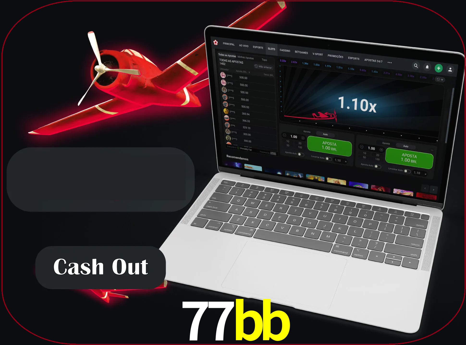 Não perca a chance de sacar seu dinheiro antes que o avião caia.