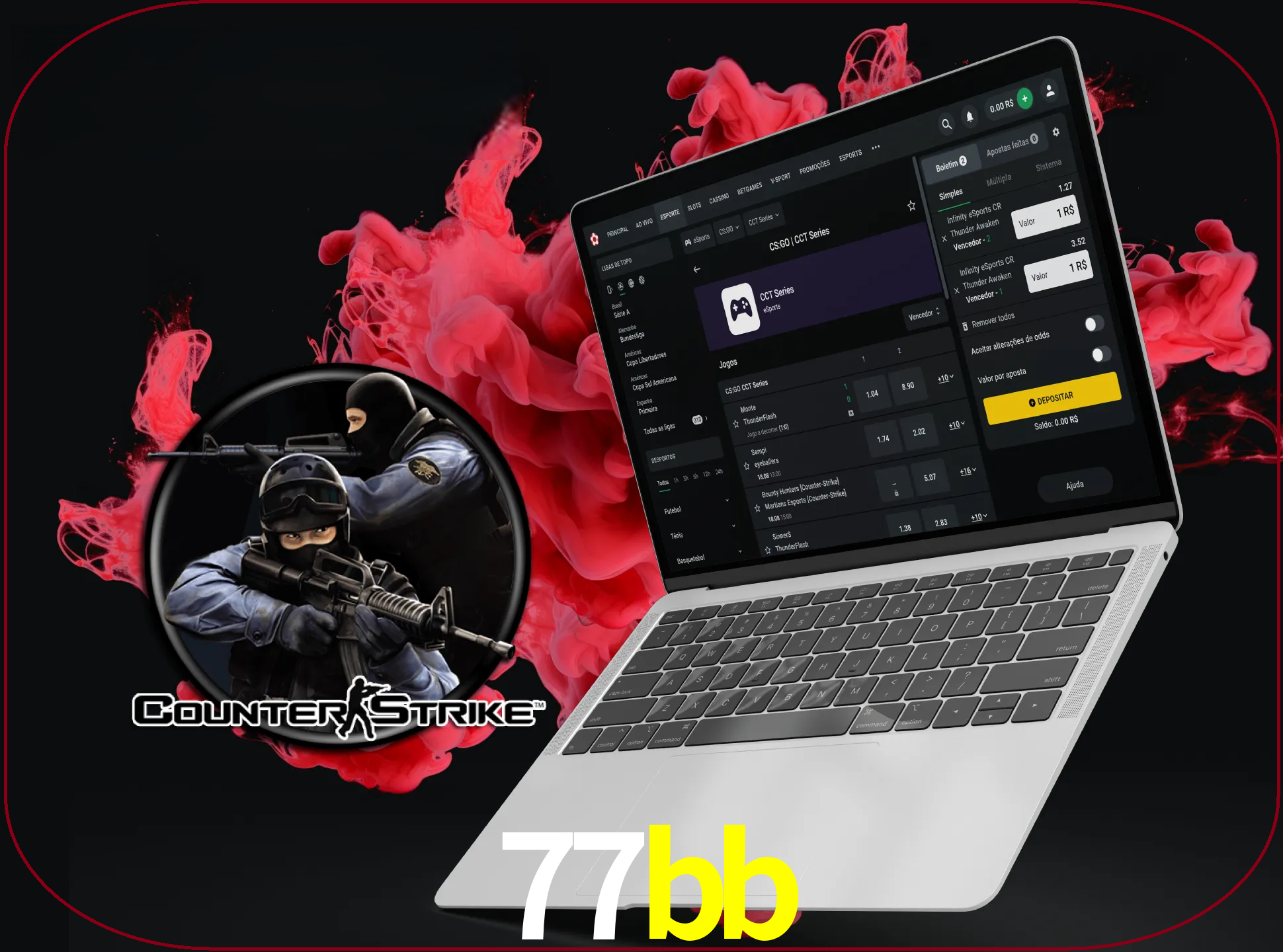 Um grande número de jogos irá agradar aos fãs deste jogo de tiro no sítio Web e na aplicação da empresa 77BB.