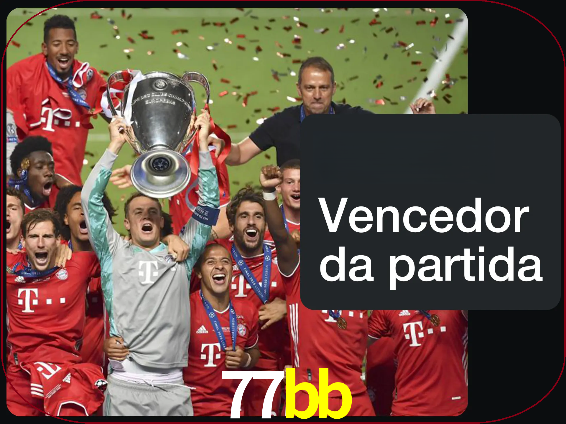 Aposte no vencedor e ganhe uma grande quantia de dinheiro.