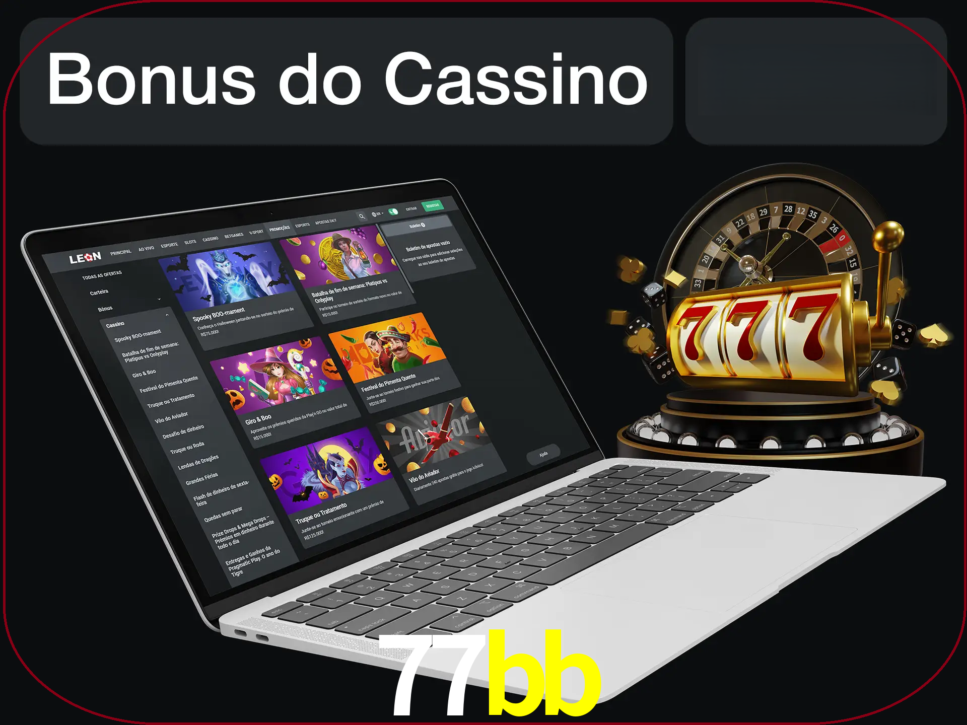 Use o bônus do cassino para começar melhor.