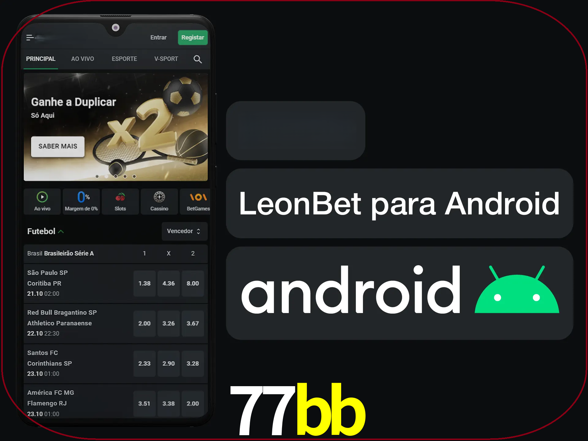 Adquira sua versão poket de LeonBet.