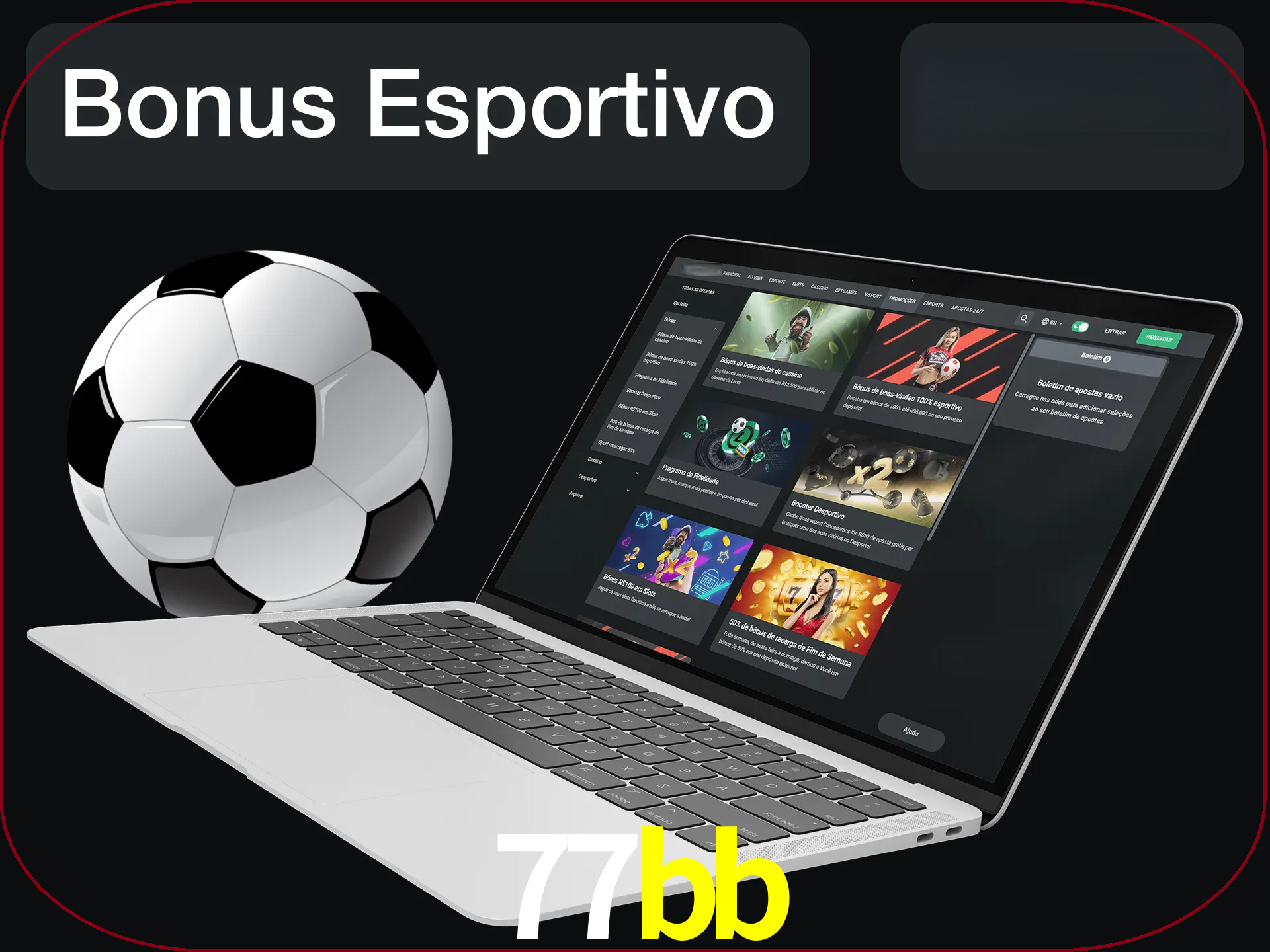 Antes de começar a apostar, use o bônus esportivo.