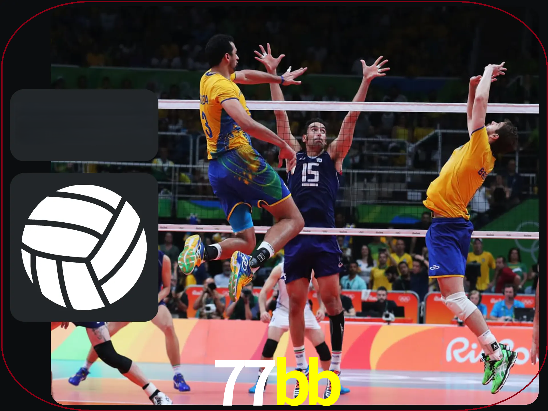 Fazer enormes ganhos apostando nas equipes de vôlei.